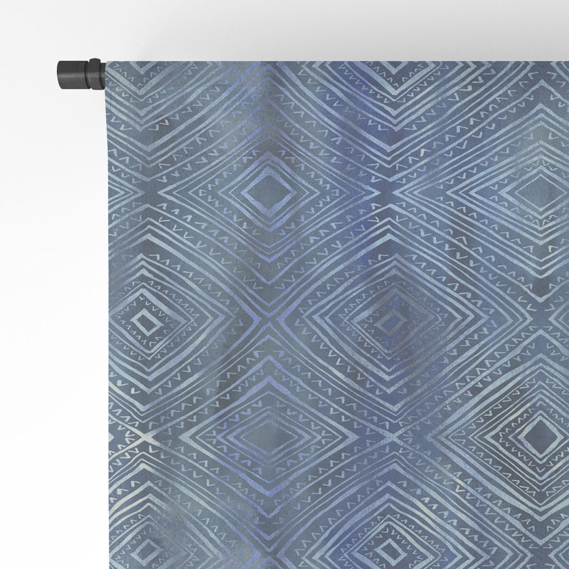 Panneau de rideau transparent en denim Schatzi Brown
