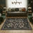 Snake Washable Rugs with Non-Slip Rubber Backing for Living Room Non Slip Low Pile Thin Carpet for Dining Room Bedroom Stain Resistant Forest Floor Cover-772119595-796692128
