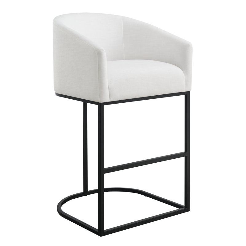 Tabouret de bar et de comptoir autrichien, Tabouret de bar (siège d'une hauteur de 29,9 po), Blanc