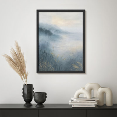 Reproduction de paysage encadrée pour la maison - 11 po x 14 po