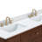 59.9 " W Freestanding Standard Free Standing 2 Double Vanity Bathroom Vanity With White Quartz Top