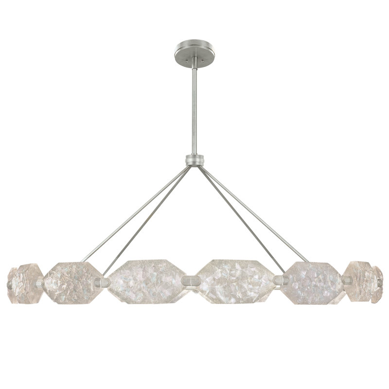Allison Paladino 32 - Light LED Chandelier, Platinized Silver