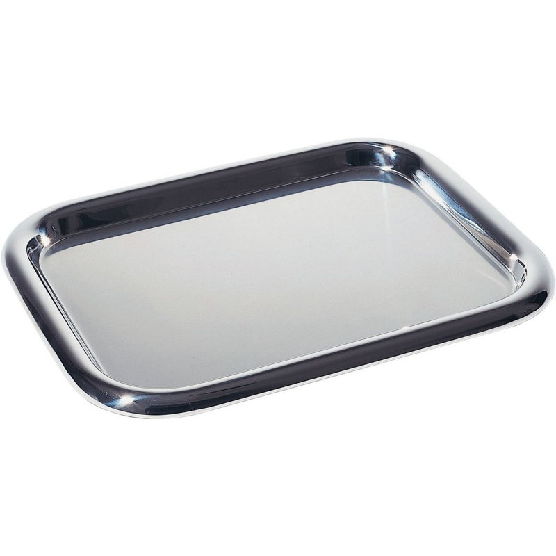 Alessi Stainless Steel Divided Serving Dish, 35cm W x 46cm D