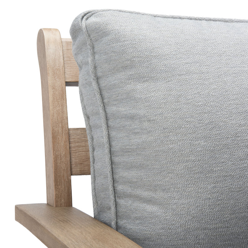 Rosabecca Patio Sectional Sofa, Light Gray