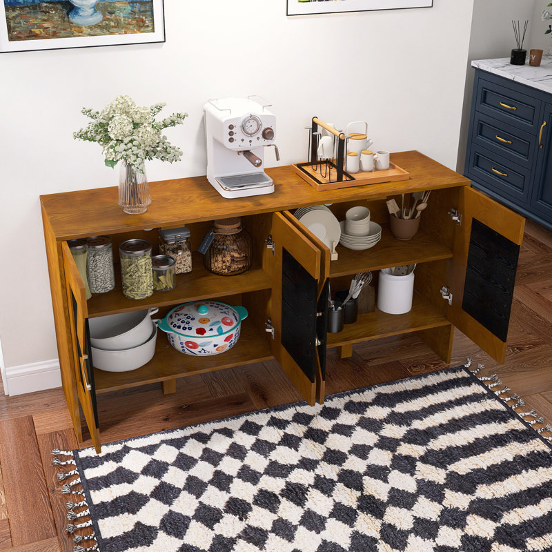 Buffet Mid Mid Modern, Brun