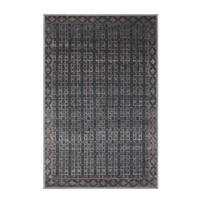 Tapis de zone noire contemporaine