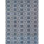 Freedia Geometric Area Rug in Navy/Ivory
