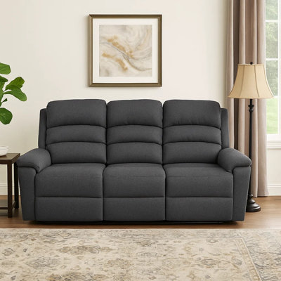 Aybri Upholstered 74'' Reclining Sofa