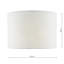 Castonguay 20 cm H Drum Lamp Shade in White