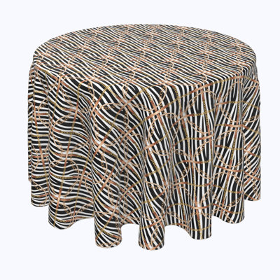 Halswell Geometric Round Tablecloth