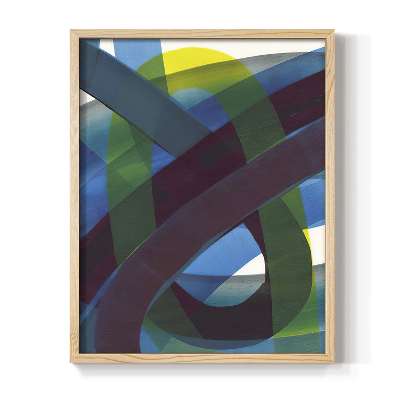 CoolNetworkI Framed Print - Solid Wood, 21" H x 17" W