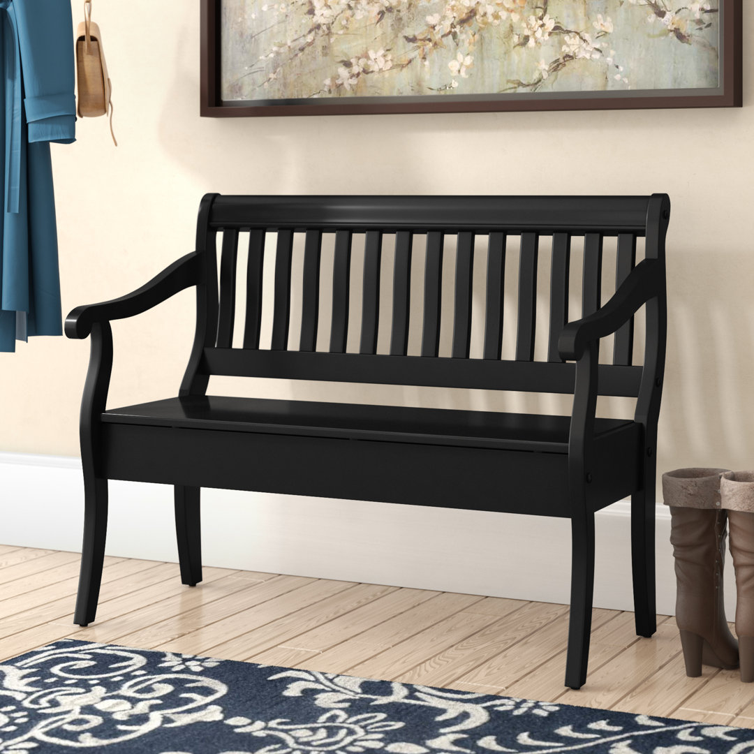 Lindo Upholstered Storage Bench Three Posts™ 