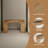 62" Long Wood Rectangle Console Table