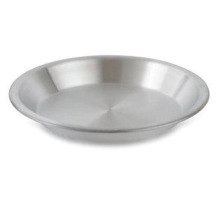 Chicago Metallic Professional Non-Stick Split Decision Pie Pan, Create  either a traditional full-sized pie, 1 half pie, or 2 halves with the use  of a