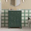 Meuble-lavabo compact en céramique d'élégance française de conception moderne pour les petits espaces