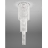 Giogali Ceiling Lamp Ca1 Crystal Smoky Matt Bronze 1 E26 Ul