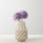 Facetta 7.5" Matte Texture Beige Ceramic Vase-1585059316-1585059314