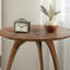 Table ronde en bois massif Nutmeg Brown-1079521222