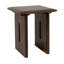 Table de bout carrée en bois d'acacia