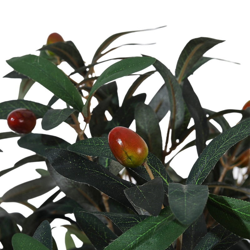 120cm Faux Olive Tree Tree in Freestanding