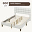 Lit plateforme tapissier Contemporary-1010778108-1010778107