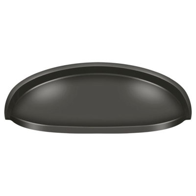 Deltana K407U10B Elongated Shell Pull 4-1/2"; Oil Rubbed Bronze Finish