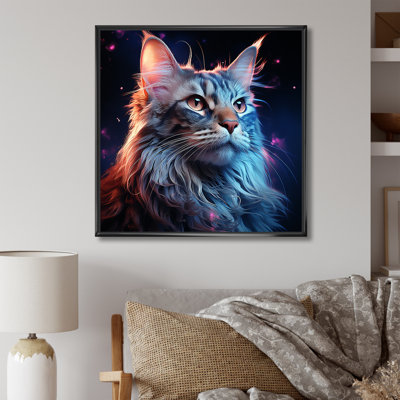 Impression sur toile Maine Coon Majesty Cat V - Cat