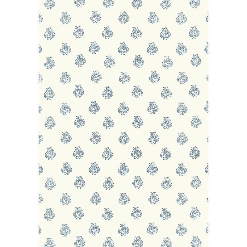 Papier peint Kaladera, Bleu faïence