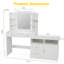 Tylon dressing table with lights, 4 drawers, wardrobe, large mirror, power outlet