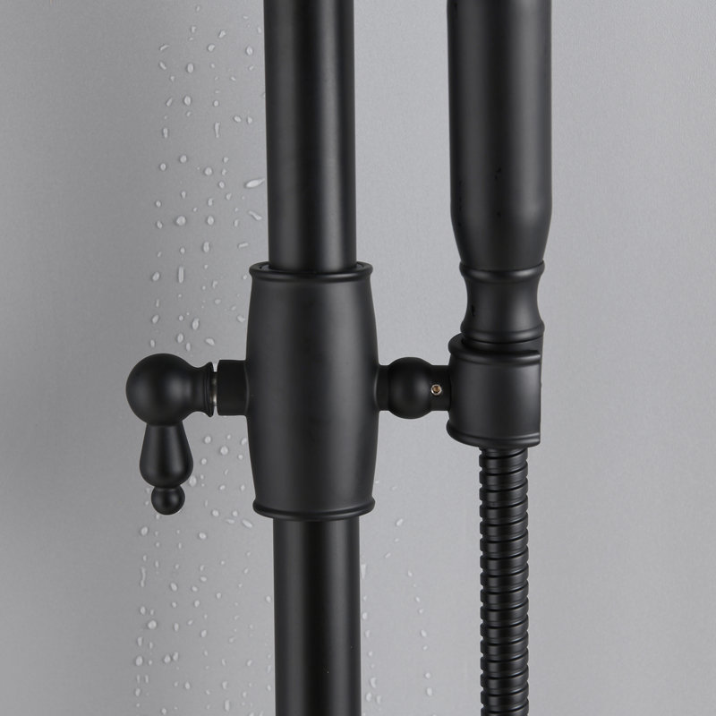 Double douche combinée avec douche à main