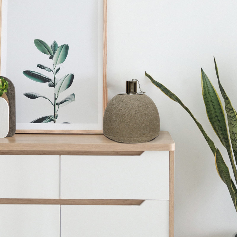 Lampe à huile en grès