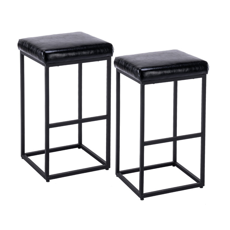 Tabouret de bar et de comptoir Lilyeve, Noir, Tabouret de bar (siège d'une hauteur de 30 po)