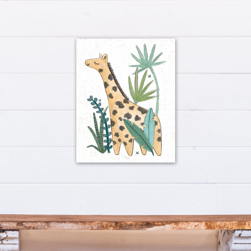 Art sur toile sauvage giraffe Bolton, H 20 po x l 16 po x P 1,25 po