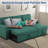 82-inch Sleeper Sofa, Upholstered Pull Out Sectional Sofa with Storage Chaise, L-Shaped Corner Reversible Sleeper Sectional Sofa-2127227169