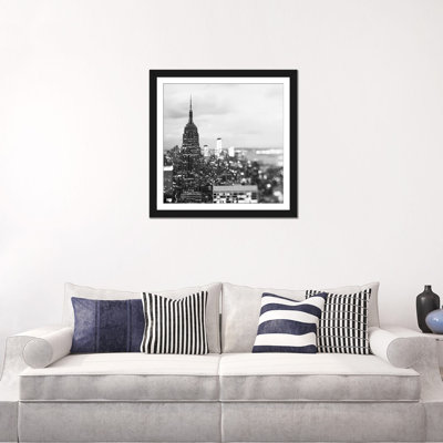 «New York Noir», reproduction de photo sur toile tendue