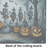 Mariachi Skeleton Band Spooky Halloween Glass Cutting Board Large