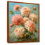 Dahlia rose rose vert été - décoration murale Dahlia-495130263-495130270