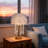 9.8-inch Feather Crystal Table Lamp-1983409623