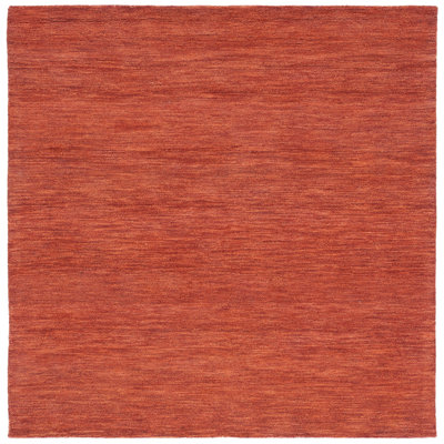 Metro Hand Tufted Wool/Cotton Rug in Orange