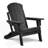 Set Of 2 Folding Outdoor Adirondack Chair And Table Set, Patio Chair