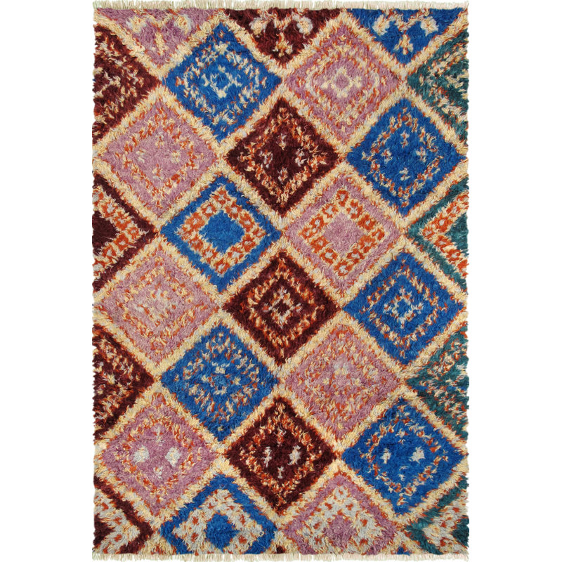Geometric Area Rug in Multi