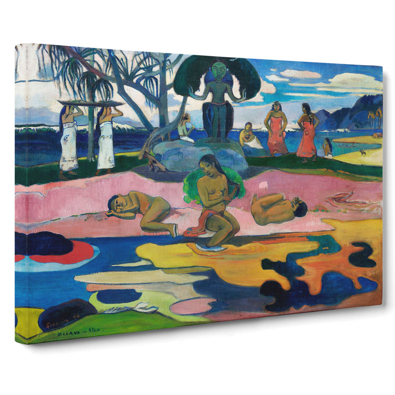 Day of the God by Paul Gauguin - Wrapped Canvas, 50cm H x 76cm W x 3cm D