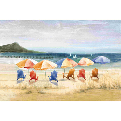 «Colorful Beach», impression sur toile tendue