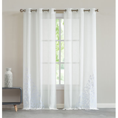 Velvet Applique Window Panels