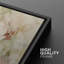 Ensemble de 2 impressions sur bois pastel avec fleurs de jardin rosé pêche et crème-131653552-131653555