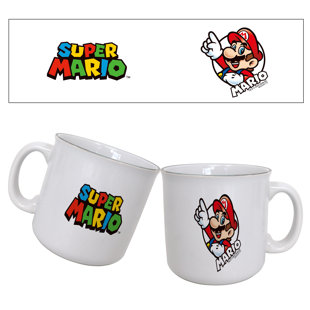 Super Mario - Mario-Circle Nam 20oz. Camper Mug