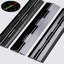 3x Black Acrylic Piano Hinges 200 mm, Continuous Plastic Hinges