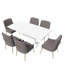 Table de salle à manger extensible pour 6 personnes Magallanes-2008644539-2008644486