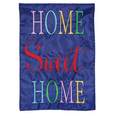 Drapeau de jardin Home Sweet Home