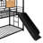 Twin Over Twin House Style Bunk Bed With Stairs And Slide-793758316